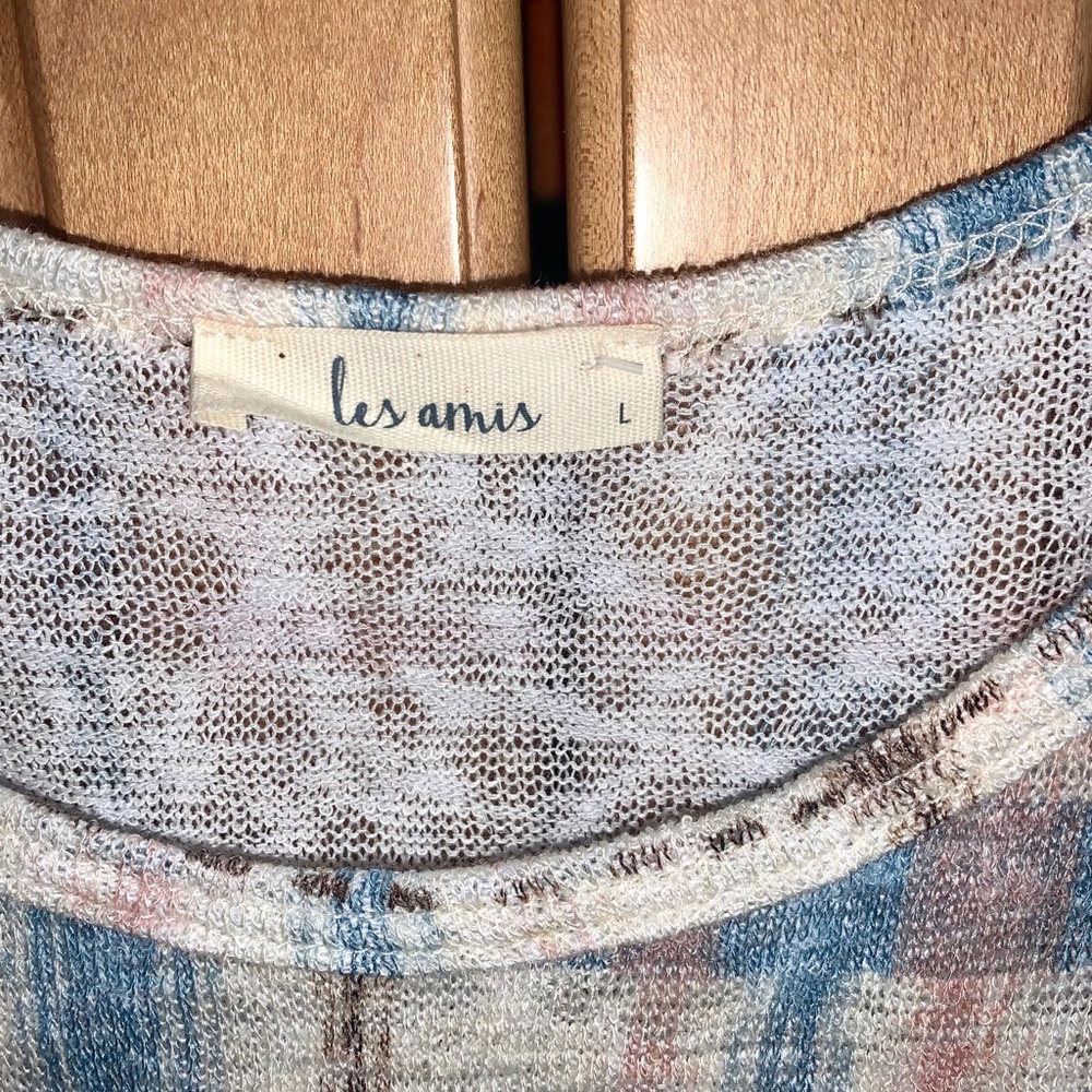 🆕 SALE❗️Cream Plaid Ruffle Top - Picture 5 of 7